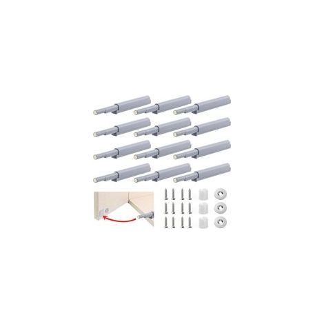 12 Pcs Push to Open Aimant Poussoir Porte Placard Loquet Magnetique, Amortisseur Porte Placard Push to Open, Poussoir Porte Placard Push Open Porte,Fermeture Push Open Amortisseur Porte (1/5)