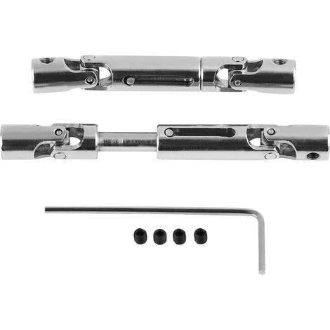 Albero di trasmissione in metallo, accessori di aggiornamento, per camion militare RC WPL 1/16, 2 pezzi (1/5)