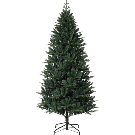 Sapin de Noël Artificiel  275cm Noir Mat – 250 Luminositéères LED Blanc Chaud, 8 Modes, Aiguilles PVC Résistantes UV, Système à Charnières, Design Élancé (1/5)