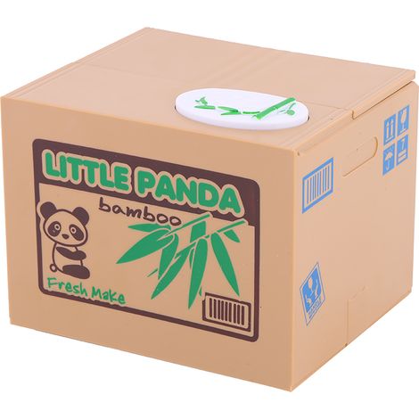 Tirelire Panda, tirelire automatique pour pièces et centimes