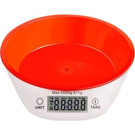 Balance électronique - Balance de cuisine - Balance de précision - Balance de cuisine numérique - Rouge - ABS/PS Rouge (1/5)