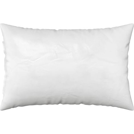 vidaXL Cojín con almohada HOUTEN 2 uds. Amarillo Claro Lino Sintético (1/2)