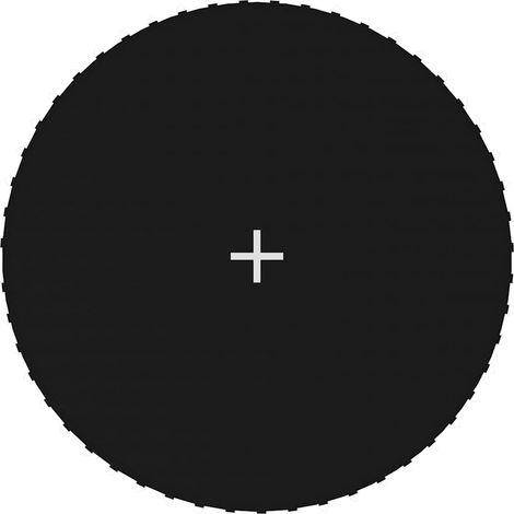 vidaXL Tapis de saut Tissu Noir pour trampoline rond de 3,05 m (1/5)