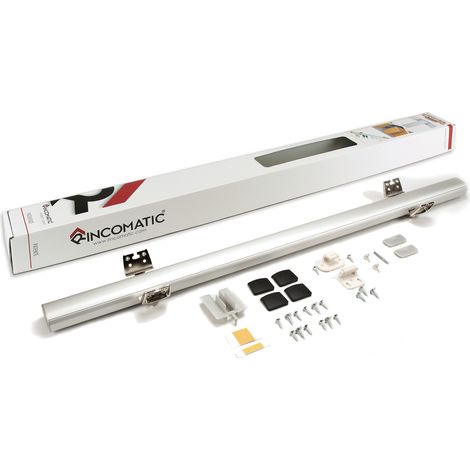 Rinco-Matic Plus-40 697 Mm Blanco Mate  - RINCOMATIC PLUS 40 - Bisagra para puertas independientes con nudo visto decorativo