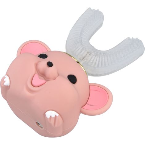 Brosse à dents enfants 360° nettoyage buccal automatique mémoire brosse dentaire en U intelligent pour enfants et adolescents (1/5)