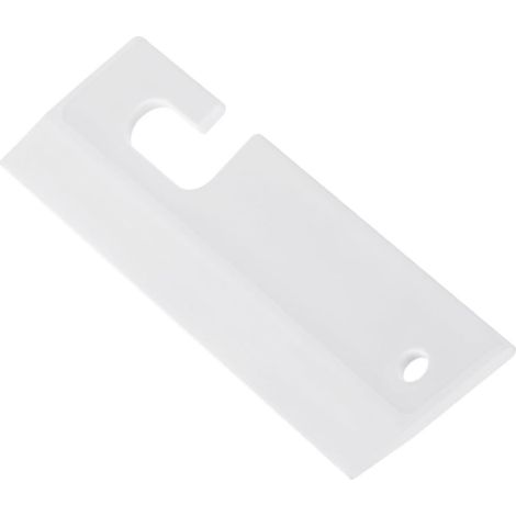 Raclette en Silicone pour Vitres et Miroir Blanc, Facile à Suspendre, Matériau PP Solide, pour Salle de Bain et Nettoyage de Surfaces en Verre (1/5)