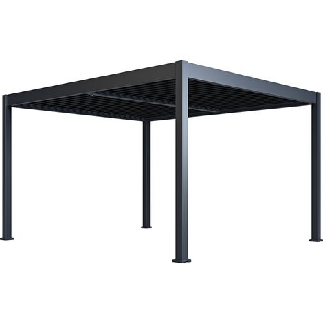 Paragon Outdoor Aluminium Pergola Tuscan 1014 Pergola mit Lamellendach Anthrazit (1/5)