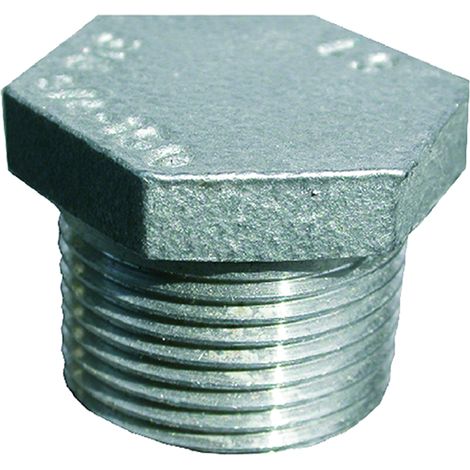 TAPPO INOX TESTA ESAGONALE 1- 2 pezzi
