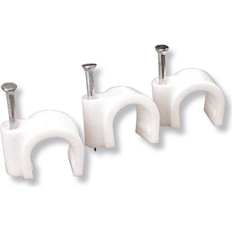 1CF GRAFFETTA FISSACAVI CON CHIODO col. Grigio mm.15-16  100 PZ.
