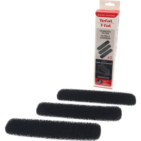 Tefal kit 3x filtri anti odori al carbone pe friggitrice Clear Duo Odor Less FR600D (1/2)