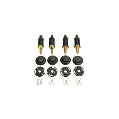 Kit di fissaggio per coperchio motore in 4 pezzi per motori 2.0 HDI, compatibile con Citroën Berlingo, C4, C5, Xantia, Xsara e Peugeot 206, 306, 307, 406, 607, 806, Expert, codice OEM 0137F6 13711 (cl