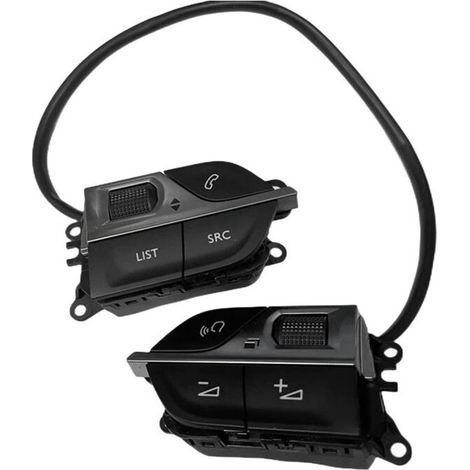 Geeignet für Lenkradschalter 9812313777 98255044ZD geeignet für Multifunktionsknöpfe der Modelle 208, 2008, 308, 3008, C5, C3, C84.