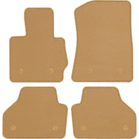 Tapis de sol dédiés pour BMW X3 F25 (2011-2017) - EVA Beige alvéolé (1/5)