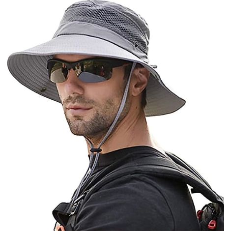 Chapeau de soleil pour homme avec protection UV (1/4)