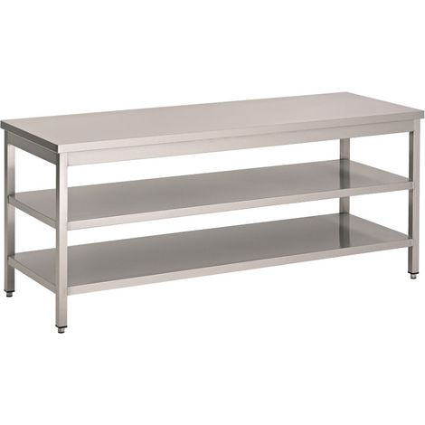 Table de travail inox 3 étages 800mm - Combisteel (1/4)