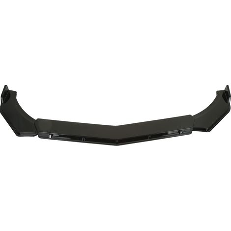 3x Spoiler Avant Inférieur Lèvre Chin Noir Flexible Ajustable Universel Anti-Rayures pour Auto Pare-Choc (1/5)