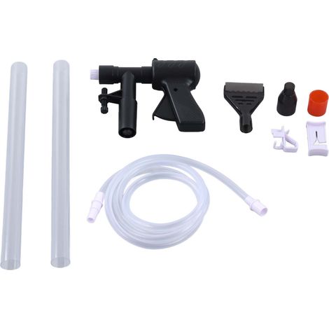 Nettoyeur d'aquarium semi-automatique durable pour changement de tuyau d'eau, laveur de sable pneumatique (1/5)