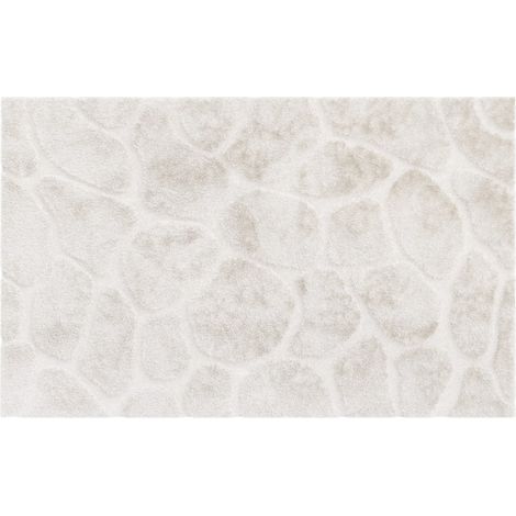 Tappeto in rilievo effetto pelliccia 200 x 290 cm Beige  - ARENSO