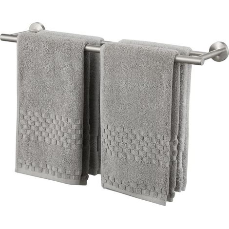 Handtuchhalter Doppel Edelstahl SUS304 Wandmontage 60 CM Gebürstet (1/5)