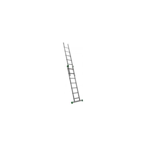 Echelle Aluminium Coulissante A Main Prima Désignation Echelle 2 Plans (2 X 9 échelons)longueur Totale Dépliée 471 Cmlongueur Re