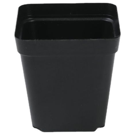 24Pcs Pots De Plantes Carrés, 7cm Épaissir Les Pots De Fleurs En Plastique Pots De Pépinière De Jardinière Succulente Avec Palette / Plateaux Pour Petites Plantes En Pot (noir) (1/5)