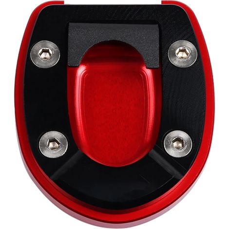 (Rouge) Pièces de moto : béquille latérale, extension de support, compatible avec Vespa GTS300, GTV, GTS 250 et 300 (2013-2023) maxpower (1/4)