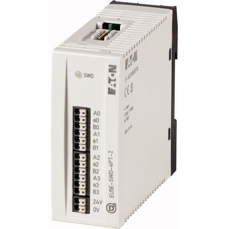 Module E/S SWD 24 V DC 4 sorties TRO configurables Pt100/Pt1000/Ni1000 000172560 EATON EU5E-SWD-4PT-2