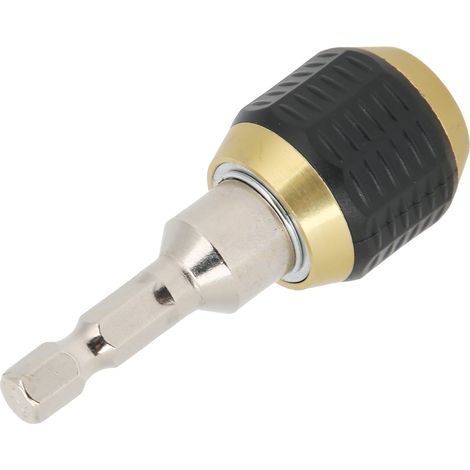 Adaptateur de changement rapide pour mèches 1/4 pouce, embout hexagonal 60mm, outil de conversion pour perceuse (1/5)