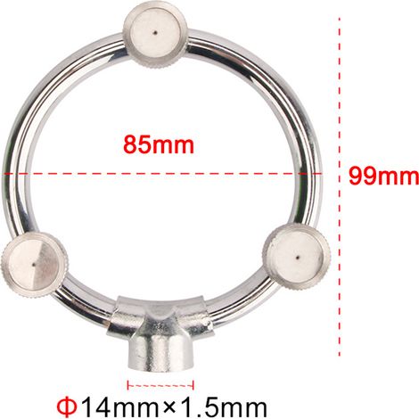 Boquilla nebulizadora de acero inoxidable para pulverizadores agrícolas: accesorio para una nebulización uniforme y versátil, compatible con pulverizadores eléctricos y manuales. Disponible en 3 tamañ