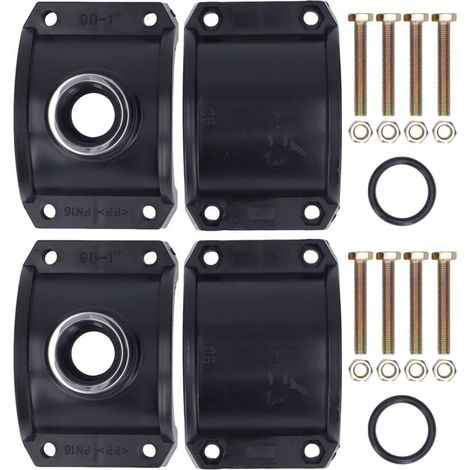 jeux de té de selle de tuyau PP, Kit de té de selle d'interface supplémentaire, raccords de tuyaux en plastique pour le jardinage, dérivation d'irrigation, filetage femelle G1 (1/4)