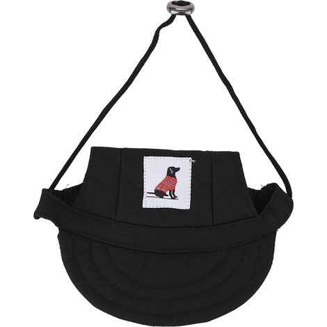 Chapeau de Baseball pour Animaux de Compagnie réglable d'été élégant Chapeau de Soleil d'extérieur pour Chien avec 2 Trous d'oreille pour Camping Voyage Noir M (1/5)