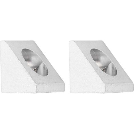 2-teiliger Inneneckverstärkungswinkel, rechtwinklige Dreiecksstütze, 320400010003, 19 mm x 19 mm, robuste Befestigung für die Montage. (1/5)