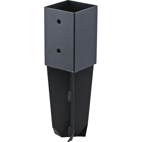 supporto verticale per ancoraggio a terra antracite, 71x71 mm - suki (1/5)