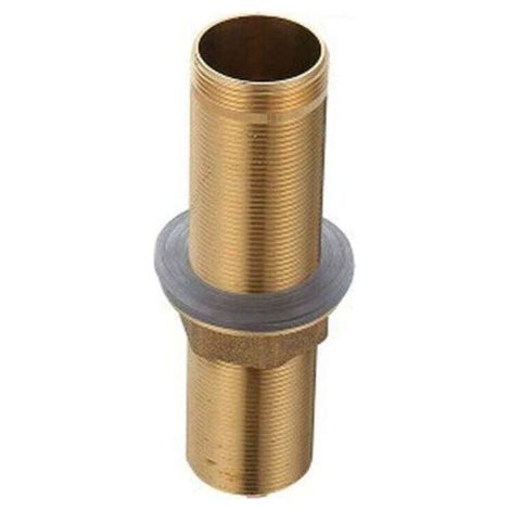 Raccords de robinet à tige filetée 100 mm – Laiton résistant à la corrosion – Pour robinets à trou unique – Kit d'écrou de verrouillage (1/5)