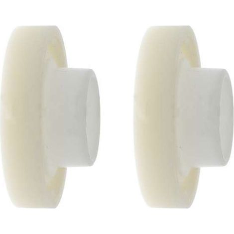 2x Roulement de volet roulant à palier lisse Ø extérieur 28mm Ø intérieur 12mm en PVC blanc Fenêtre Store Ouverture Fermeture Caisson Treuil (1/2)