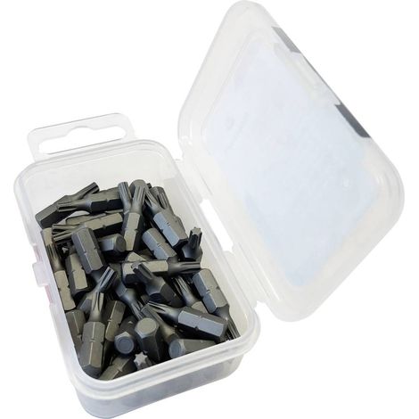 50 pz. T 15 Inserto esalobato TOOLCRAFT Acciaio S2