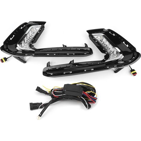 Paire de feux de jour LED, clignotants, antibrouillard, adaptés à Elantra 17-18 (1/5)