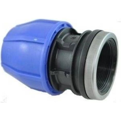 FPLUS enlace poliet.r.h.32x1 , Enlace mixto rosca hembra.

PN 16 para el riego y la industria
Los conectores de compresión NORMA® se fabrican con polipropileno para tuberías de
pol