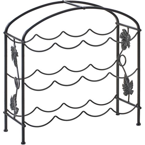 Wine Rack BUNDORAN Metal Black (1/5)