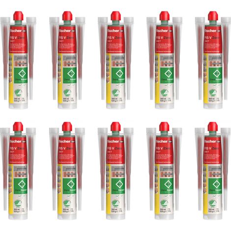 Carton de 10 cartouches de Résine FIS V Zero 300 T Mortier vinylester universel 300 ml - Fischer (1/4)