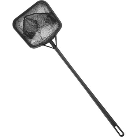 Cette épuisette portable multifonction à long manche est idéale pour les aquariums et peut servir à leur nettoyage. Les accessoires flottants sont en acier inoxydable. (1/5)