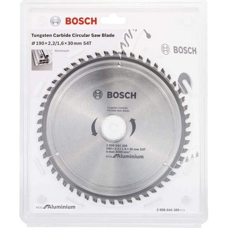 Bosch Lama per sega circolare 190 mm 54 denti alluminio