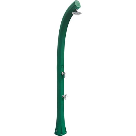 Doccia Solare da Esterno Giardino 26L Miscelatore e Lavapiedi Arkema New Happy Verde Scuro (1/5)