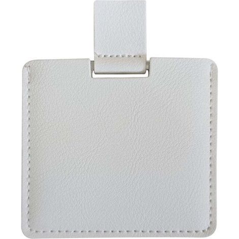 Petit Miroir de Beauté Portable avec Étui en PU et Cadre en Acier Inoxydable (1/3)