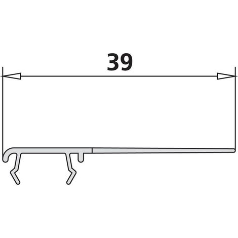 Kermi 4628 1x Dichtleiste Länge: 2000 mm