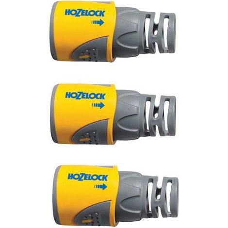 3 x Hozelock 2050 Garden Hose End Connector 1/2in 12.5mm Fitting