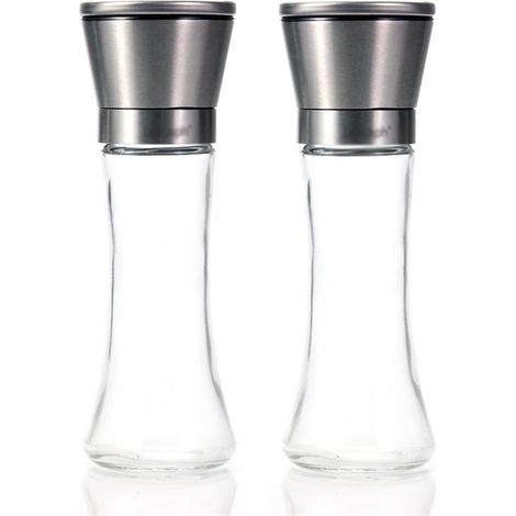 Moulin à poivre, 13 cm, inox, mouture réglable (1/5)