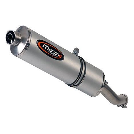 Silencieux Superline compatible avec les motos FZS 600 FAZER Big Oval Alu homologué