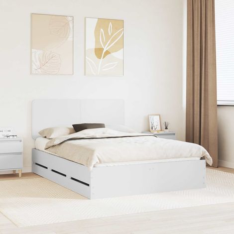 Estructura de cama con cajón 150 x 200 cm Madera Ingenieril