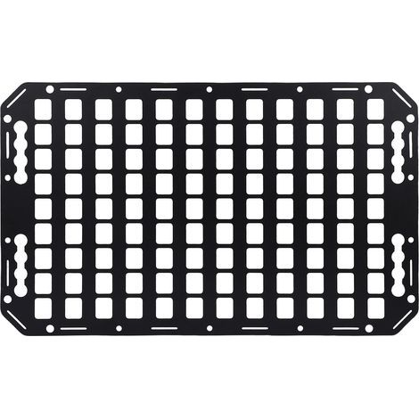 Ortviai Panneau MOLLE en aluminium 635x388 mm pour rail L – Support de rangement polyvalent pour voiture, SUV, camionnette et camping-car (1/5)